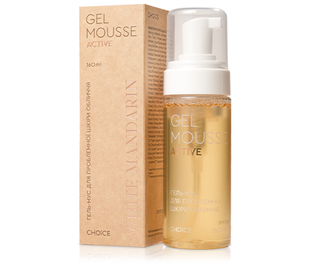 Гель-мусс Gel Mousse Active White Mandarin 160 мл Винница