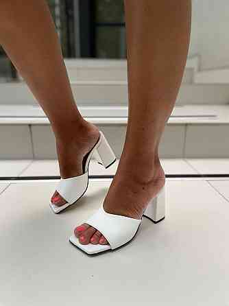 ARLEN Шльопанці жіночі ARLEN Ш-Амина білі (літо, шкіра натуральна) (4876) Коломия