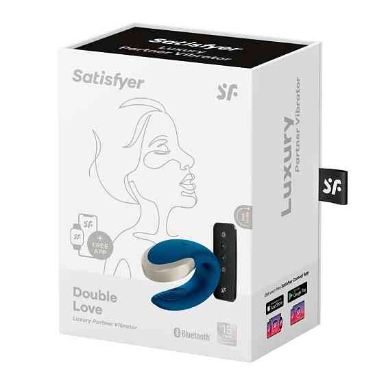 Вібратор для пар Satisfyer Powrot Double Love (Blue) Sex Aura Київ