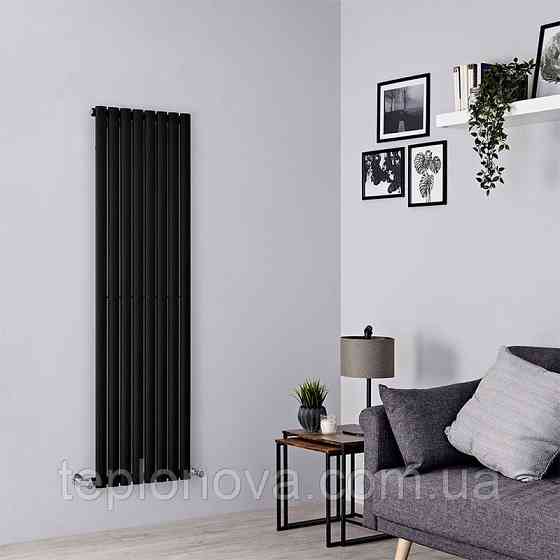 Дизайнерский радиатор 1500/472 (мм) чёрный мат IDEALE ADELE (боковое подключение) 11 8/1500/472 Черновцы