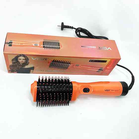 Щітка сушка для волосся фен для волосся, Фен з потужним мотором з холодним і теплим режимами WQ-19 Івано-Франківськ