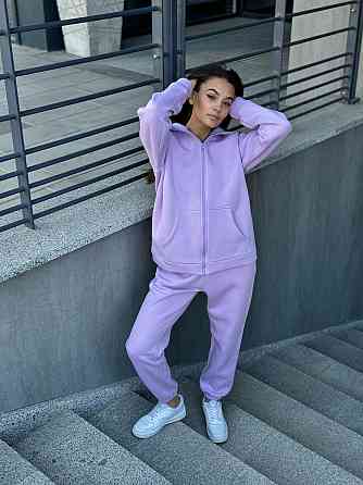 Женский теплый костюм на флисе Сиреневый 42/44 Харьков
