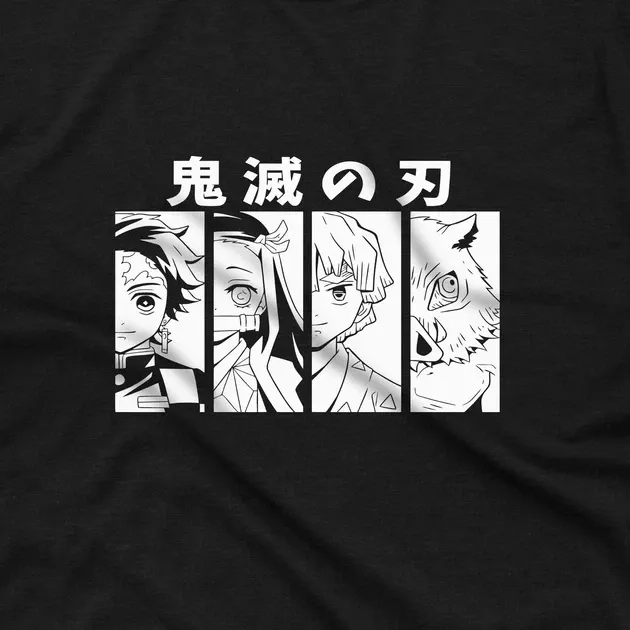 Футболка мужская с принтом Клинок, рассекающий демонов Герои 2 Размер 48 Anime0379 Днепр - изображение 4