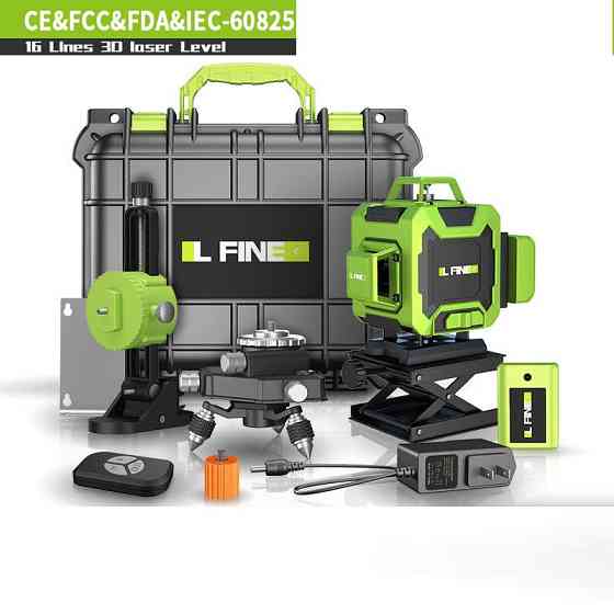 4D лазерний рівень лазерний нівелір рівень лазерний 16-лінійний лазерний рівень самовирівнюється 360 градусів горизонтальний Київ
