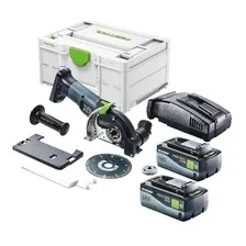 Festool DSC-AGC 18-125 FH Basic akumulatorowy system tnący z wolnej ręki 18 V 125 mm bezszczotkowy + 2x Акумулятор 8,0 Ah szybka Киев - изображение 1