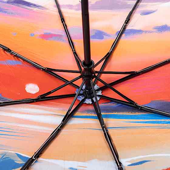 Елегантний механічний зонт з принтом, діаметр 100 см Київ