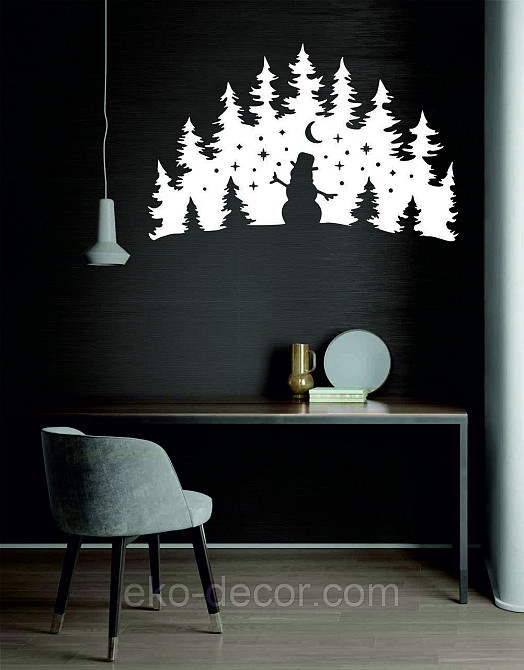 Декоративное настенное Панно «Новый год», Декор на стену 110*70 см, Белый Киев - изображение 5