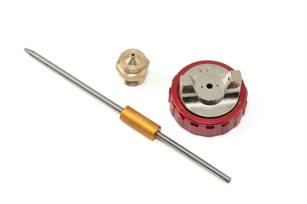 MASTERTOOL Форсунка змінна для пневмопістолета для фарбування HP MASTERTOOL Ø 1.2 мм - дюза пов Київ - фото 2