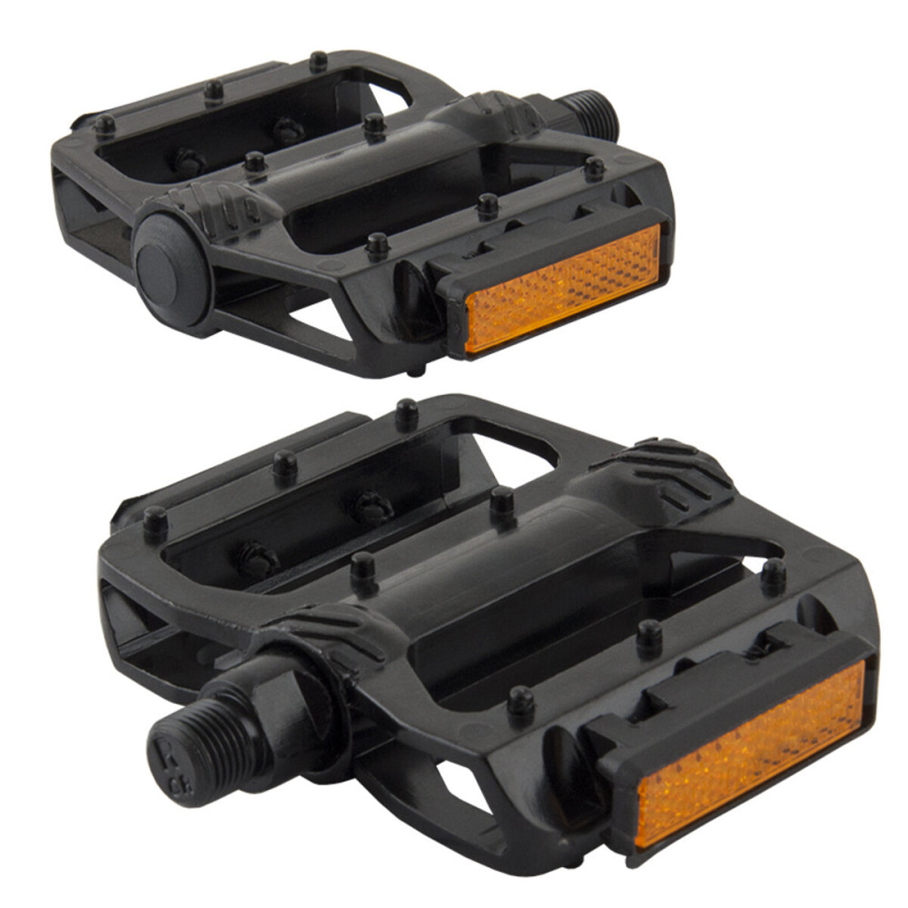 Велосипедні педалі Grey's із алюмінієвого сплаву, чорні, 1 пара GR14420 Київ - фото 1