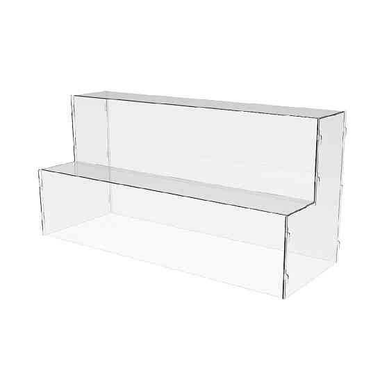 Товарна горка EKOSTAR на 2 сходи з акрилу 400x150x200 Київ