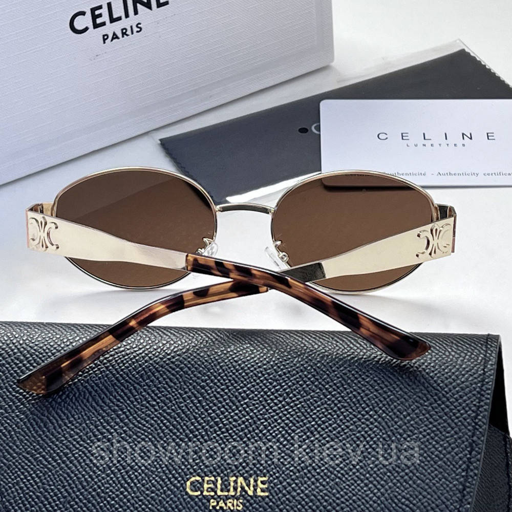 Женские солнцезащитные очки CL 13542 gold Киев - изображение 3