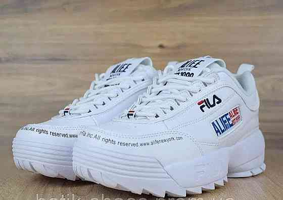 Кроссовки Женские FILA Disruptor Белые Кожаные Фила (размеры: 36,37,38,39,40) Видео Обзор Днепр