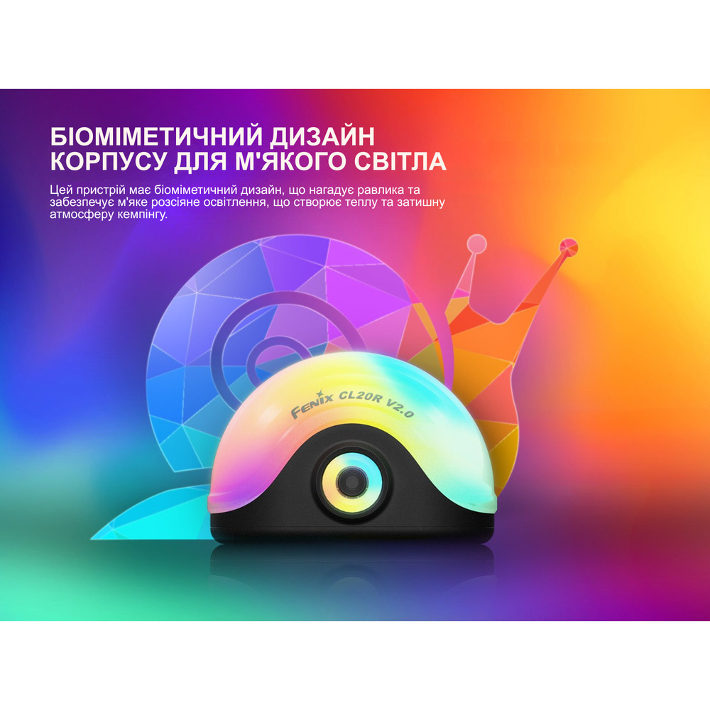 Ліхтар кемпінговий Fenix CL20R V.2.0, чорний Київ - фото 11