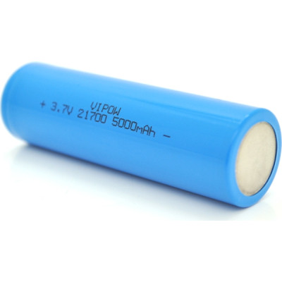 Аккумулятор 21700 5000mAh, 3.7V, Blue, FlatTop Vipow (ICR21700-5000mAhFT / 31080) Винница - изображение 2