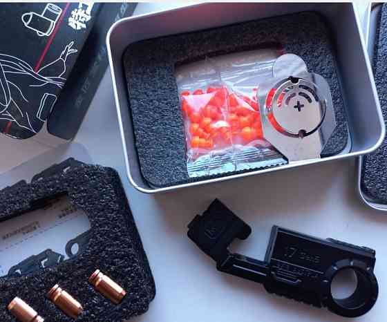 Металевий стріляльний дитячий кільцевий пістолет-антистрес. Харків