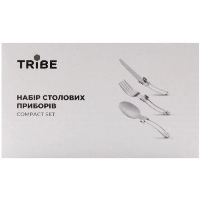 Набір туристичного посуду Tribe Compact Set сталевий (T-FC-0021-metal) Вінниця - фото 9
