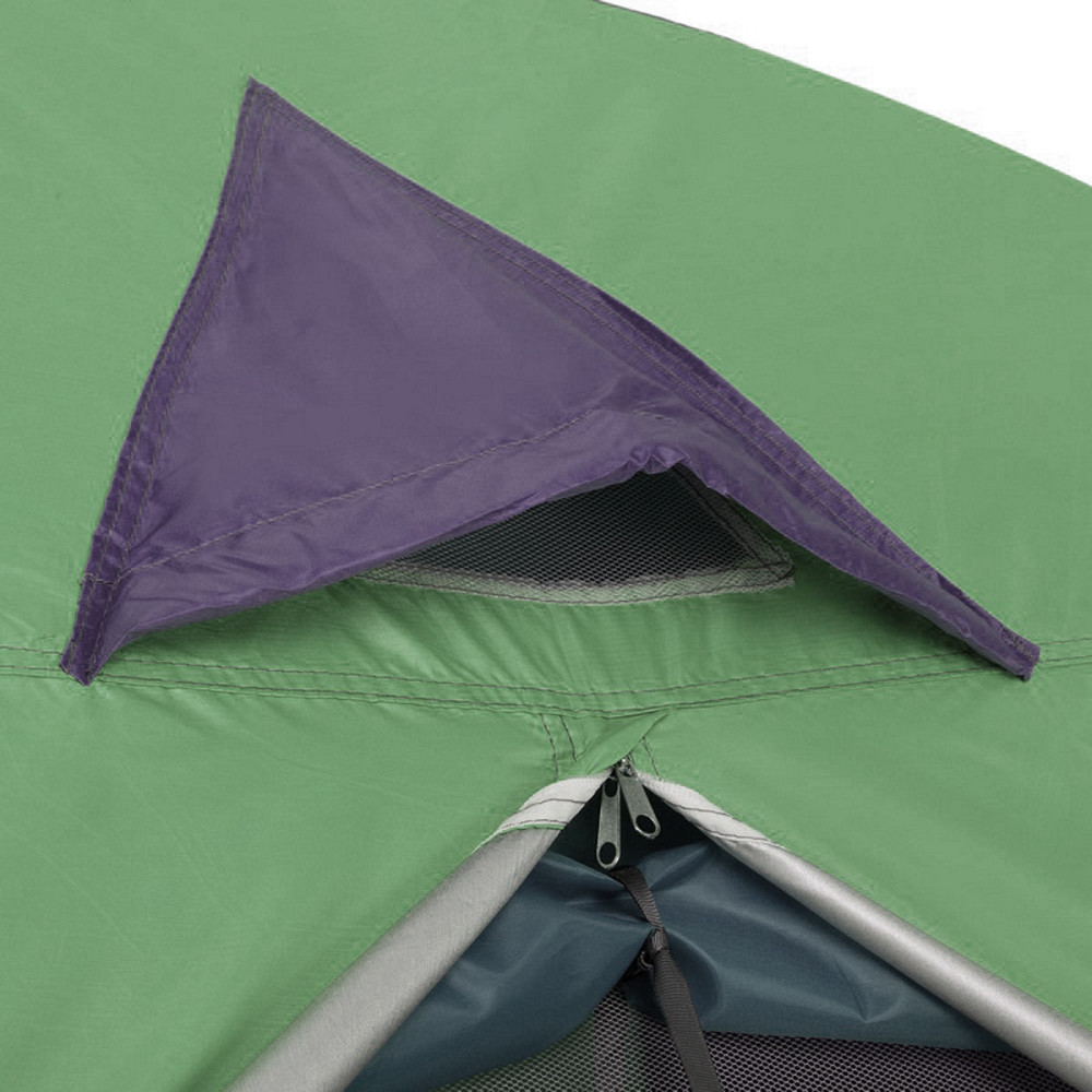 Палатка трехместная 2.00 х 2,00 м зеленая с тентом Киев - изображение 6