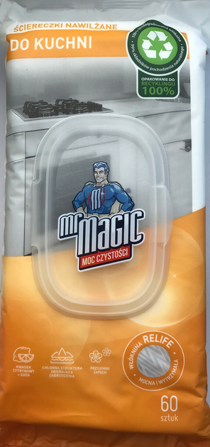 Салфетки вологі для прибирання кухні Mr. Magic Львів - фото 1