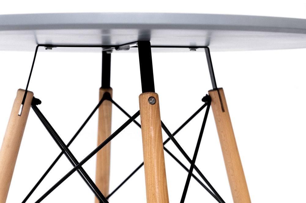 Стіл обідній ЕТНА MDF (D=100cm), сірий Київ - фото 3