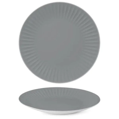 Тарілка G.Benedikt Ribby Color Gravel Grey 27 см (RIB2127-X9243) Вінниця - фото 1