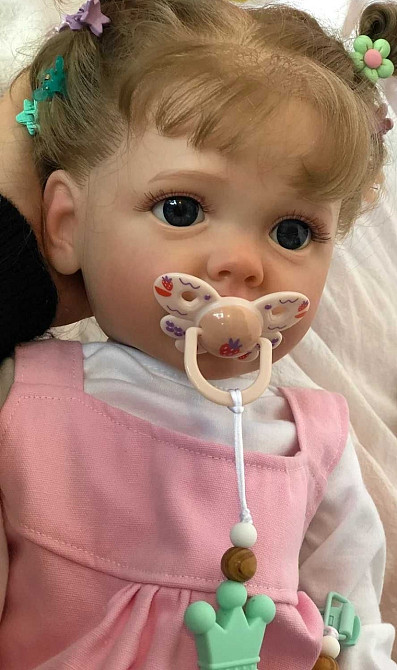 Реалістична Лялька Реборн 55 см Дівчинка Елла. Харків - фото 2