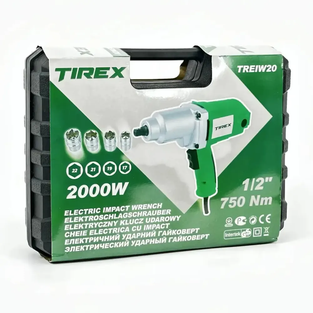 Гайковерт потужний  TIREX TREIW20 – 2000Вт, 750Нм, оберти 2200 – Німеччина Львів - фото 7