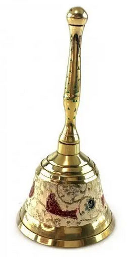 Колокольчик ручной из бронзы с рисуноком Киев - изображение 1