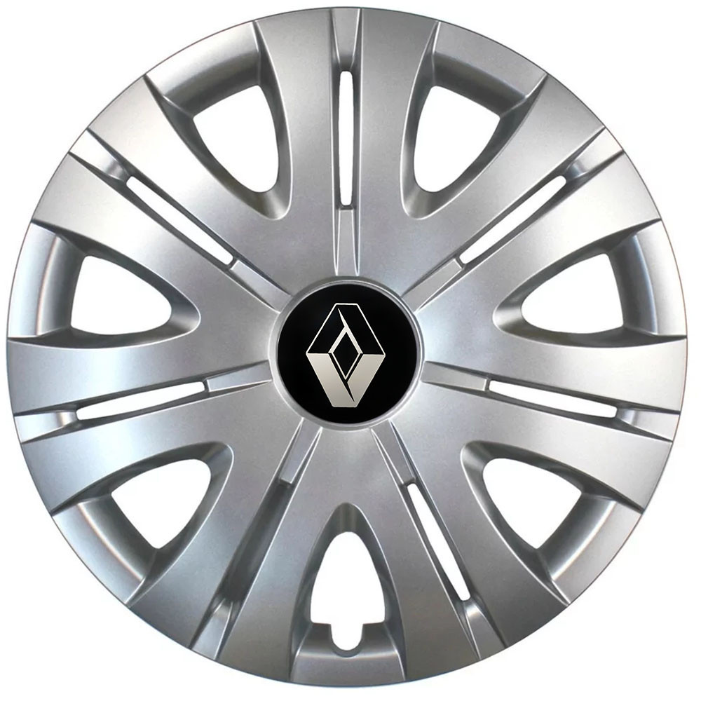 Автомобильные модельные колпаки R16 Renault 408 4шт, SJS, серебряные Киев - изображение 1