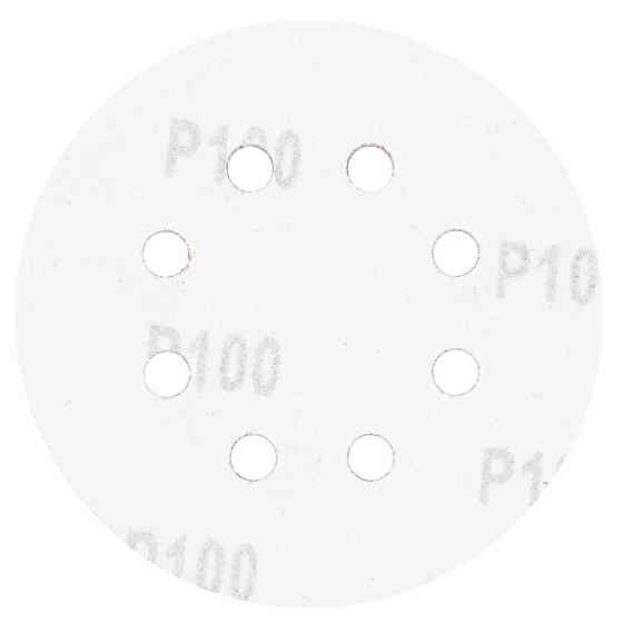 Шлифовальный круг 8 отверстий Ø125мм P100 (10шт) SIGMA (9122661) Киев