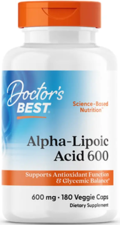 Альфа-липоевая кислота Doctor's Best Alpha-Lipoic Acid 180 вег капс Киев