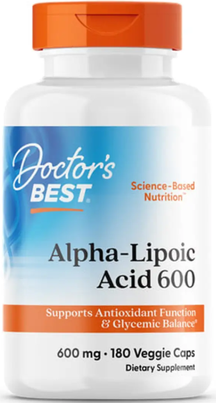 Альфа-липоевая кислота Doctor's Best Alpha-Lipoic Acid 180 вег капс Киев - изображение 1