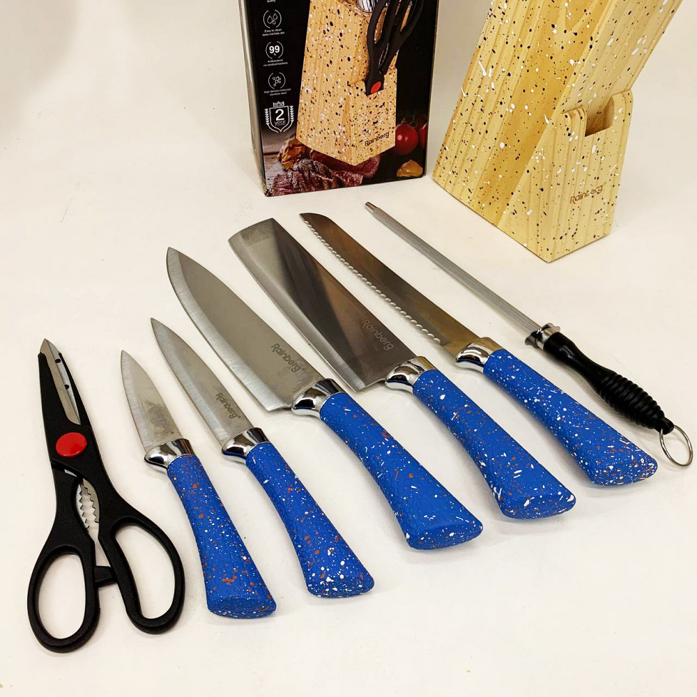 Набір кухонних ножів для кухарів, Комплект гострих ножів для кухні, Нержавіючий кухонний ніж GY-97 Івано-Франківськ - фото 4