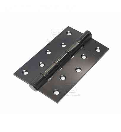 Петля врізна універсальна Ricardo Borelli 125х75х2.5 мм на підшипниках MB матовий чорний Київ