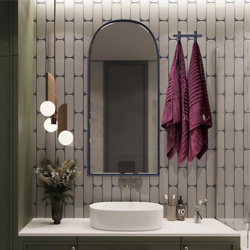 Набор 2 жаккардовых полотенца Lovely Svi для ванной, гостиниц, в подарок, 70 х 140 см Oxford Stripe Burgundy Киев - изображение 2