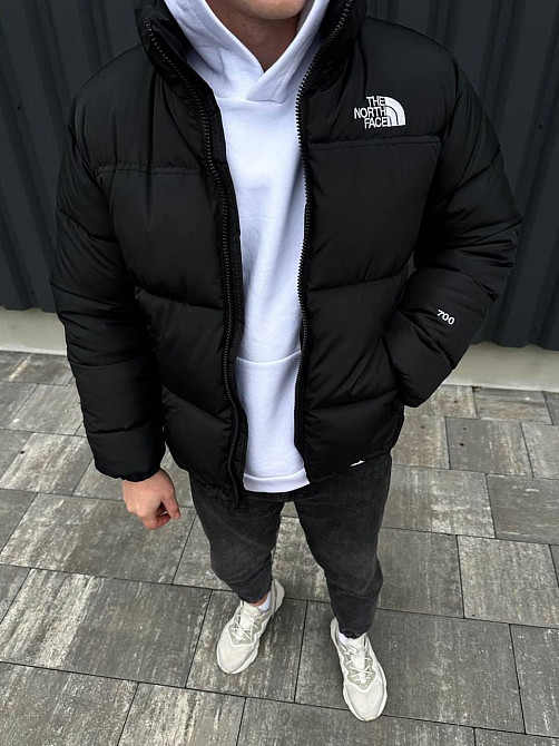 Мужская зимняя черная куртка the north face, пуховик зе норт фэйс водонепроницаемый теплая куртка TNF Львов - изображение 3