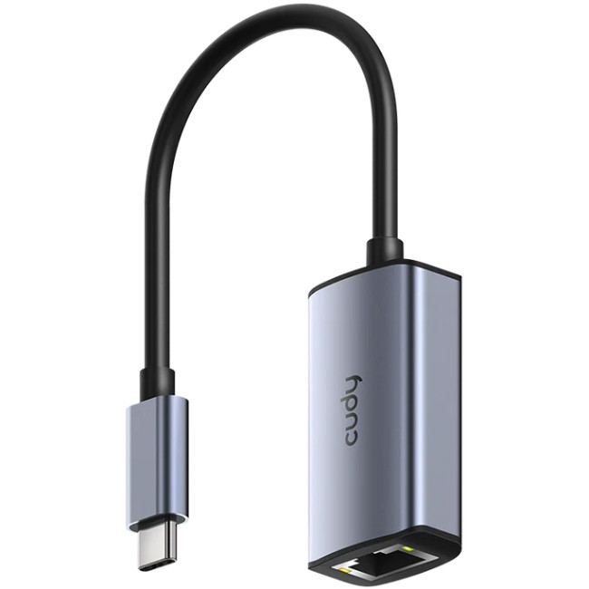 Перехідник USB 3.0 Type C --> Ethernet RJ45 1000 Mb Cudy Вінниця - фото 1