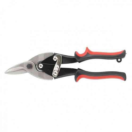 Ножницы по металлу, 250 мм, левые, обрезиненные рукоятки. MTX 783349 Коломыя