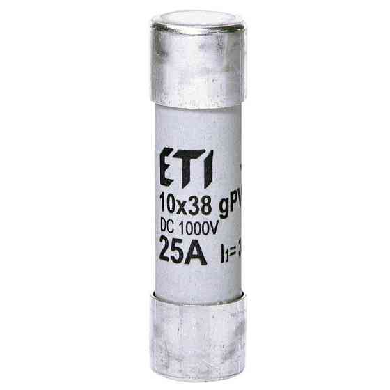Запобіжник ETI CH 10x38 gPV 25A 1000V (30kA) (2625139) Київ