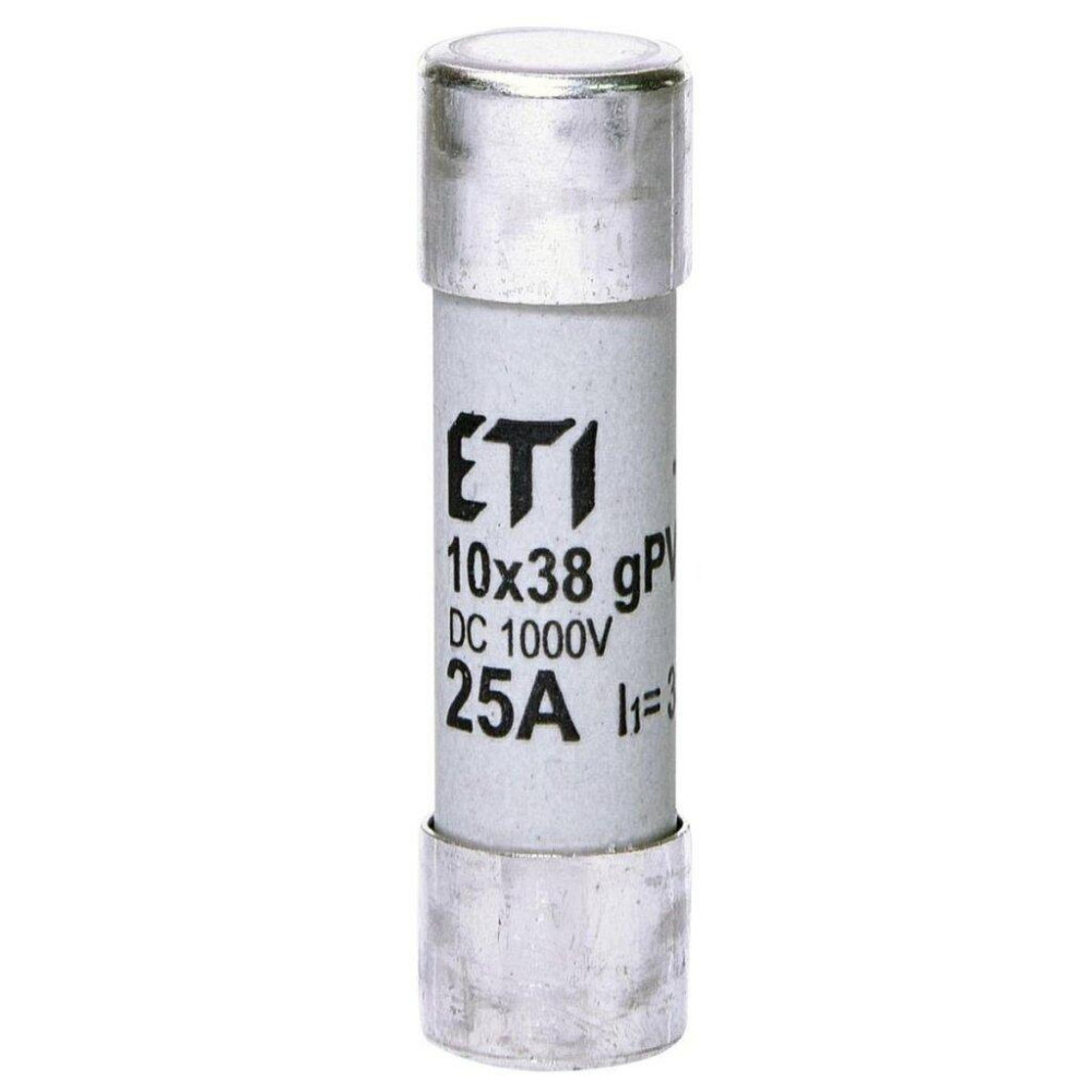 Запобіжник ETI CH 10x38 gPV 25A 1000V (30kA) (2625139) Київ - фото 1