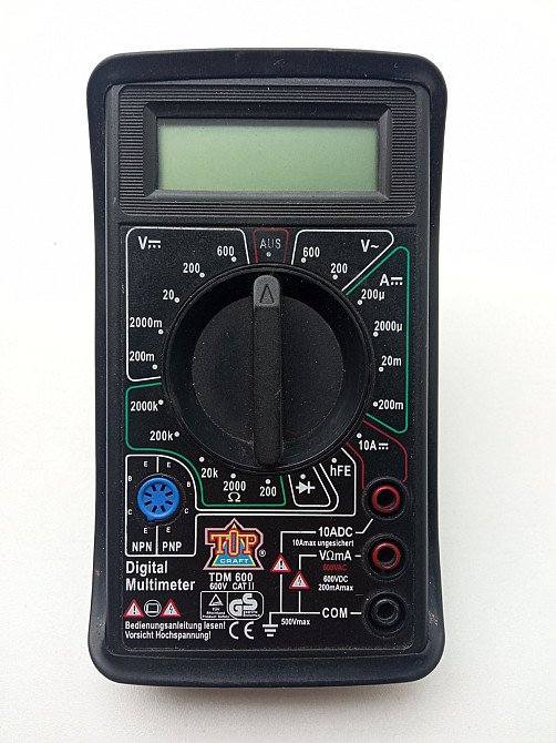 Мультиметр цифровий Top craft TDM 600 Луцк - изображение 1