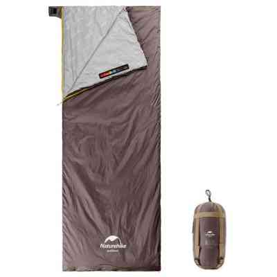 Спальный мешок Naturehike Summer надлегкий LW180 NH21MSD09 L (15C) M Brown (6927595777954-L) Винница