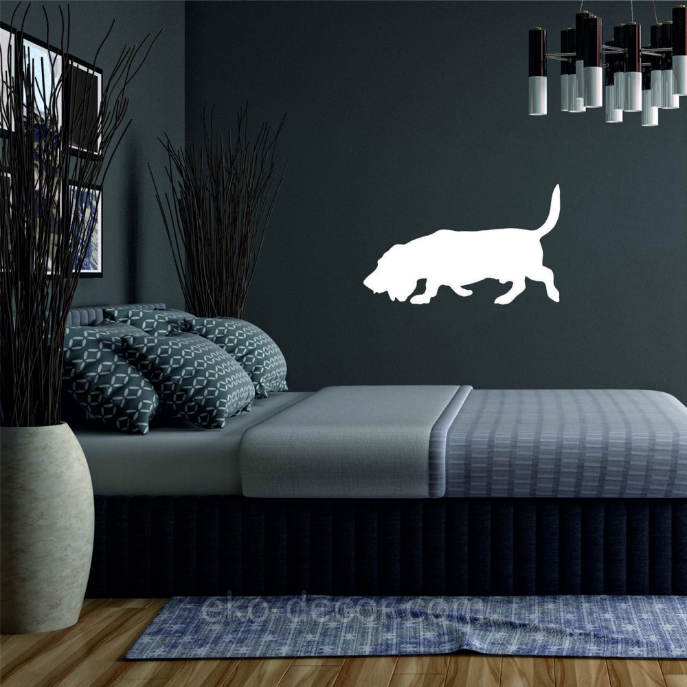 Декоративное настенное Панно «Бигль», Декор на стену 70*42 см, Белый Киев - изображение 3