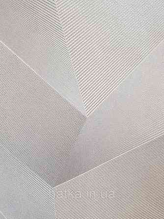 Шпалери метрові вінілові на флізеліні Sintra Vila геометрія фігури 3д сірі бежеві сріблясті 534632 Київ