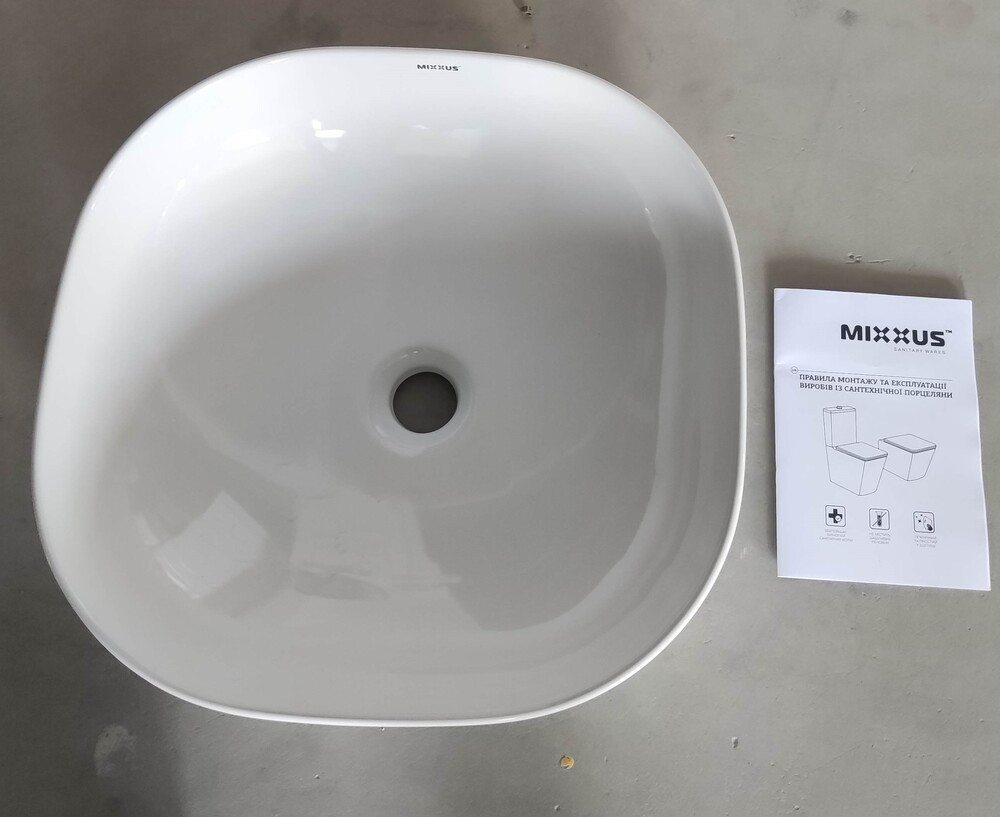 Раковина накладна MIXXUS PREMIUM DIVERSE-0105 425х425х145mm   ( MP6535 ) 26344 Харьков - изображение 8