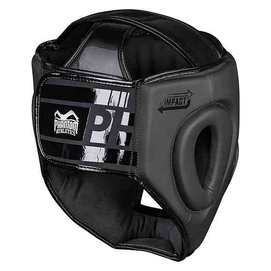 Боксерський шолом Phantom APEX Cage Black (капа в подарунок) Каменское