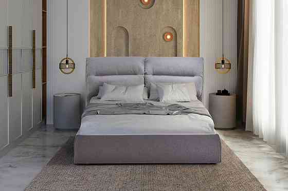 Ліжко м'яке 1600*2000 Сандра, сірий Київ