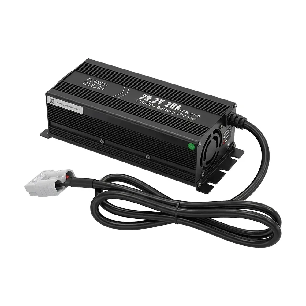 Зарядний пристрій для акумуляторних батарей LiFePO4 29.2V/20A Power Queen P24V20A-BCHA-MINI-X (44-00530) Київ - фото 7