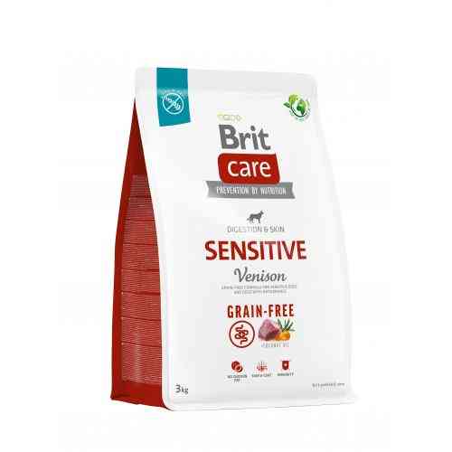 Корм сухой Brit Care Dog Grain-free Sensitive для собак с чувствительным пищеварением и пищевой непереносимостью беззерновой из оленей Киев