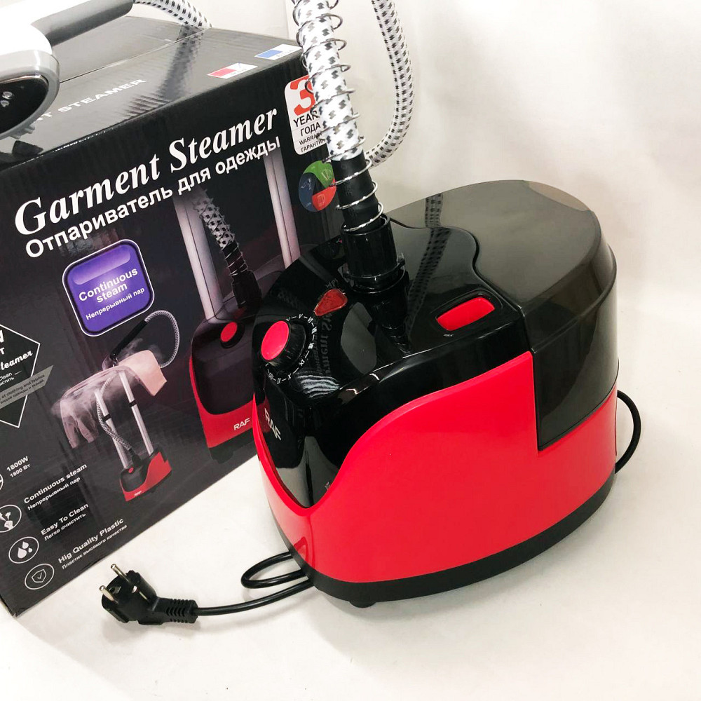 Отпариватель вертикальный для одежды со стойкой RAF R.3038 1800 W. CQ-798 Цвет: красный Киев - изображение 10