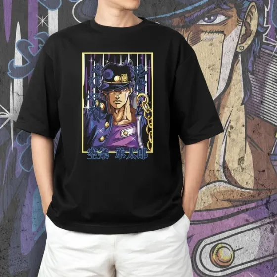 Футболка чоловіча з  принтом Джо Джо Джотаро Куджо 4 Розмір 48 Дніпро